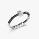 Anello 4072 <br> Diamanti white e black